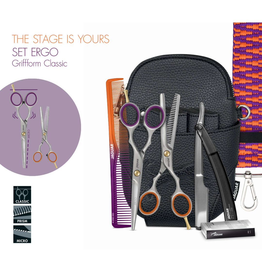 Set Tijeras Microdentado Jaguar The Stage Is Yours (8393)