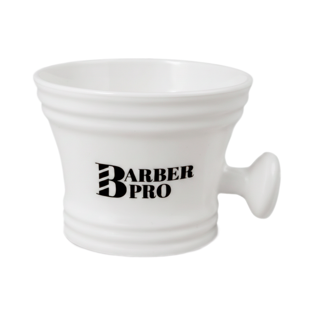 Bowl De Afeitar Blanco Barber Pro