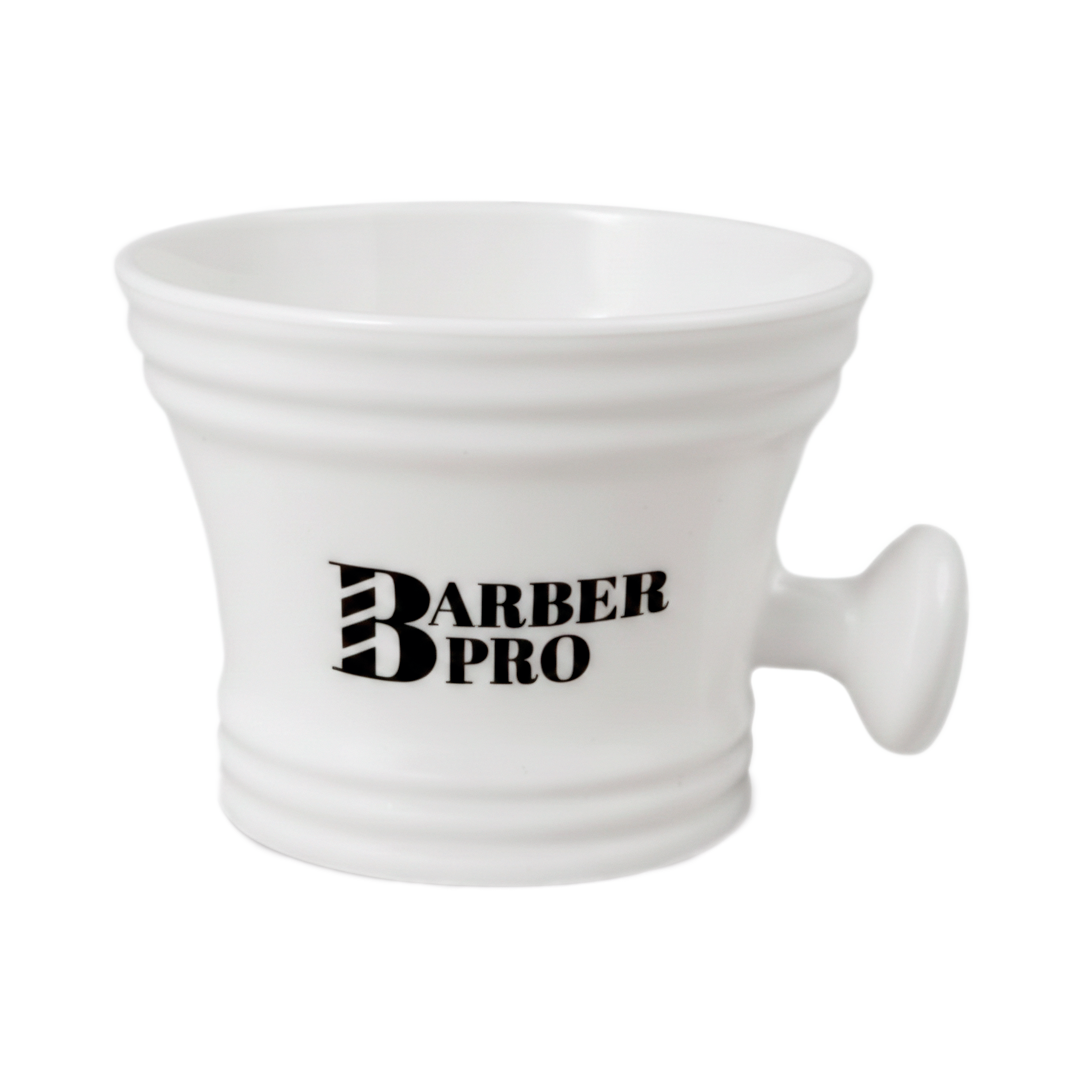 Bowl De Afeitar Blanco Barber Pro