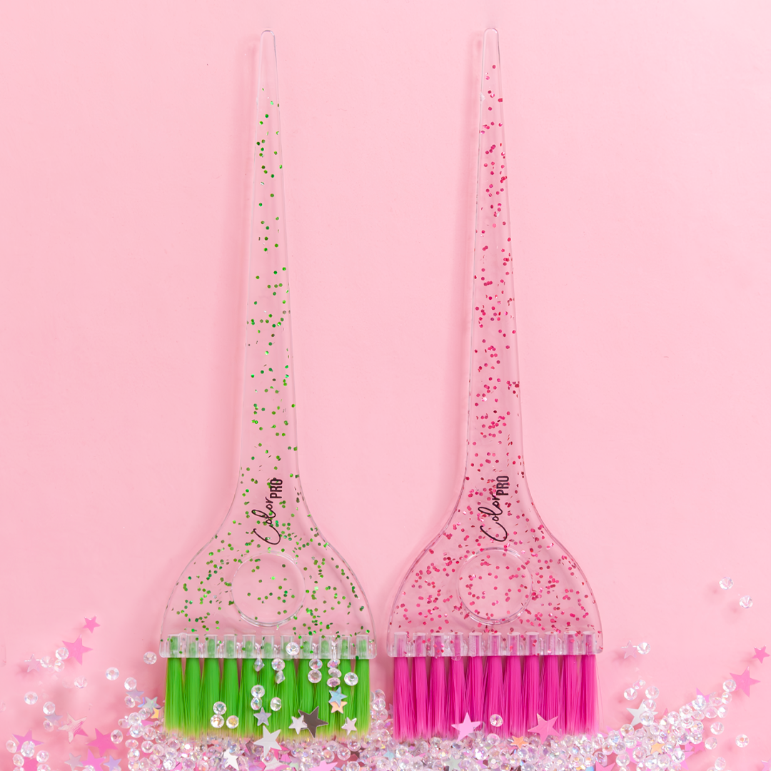 Brochas Para Tintura Glitter Set