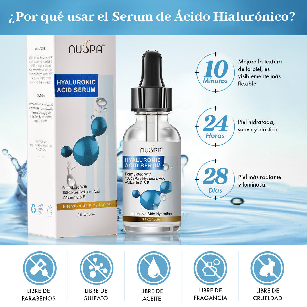 Serum Acido Hialurónico 30ml