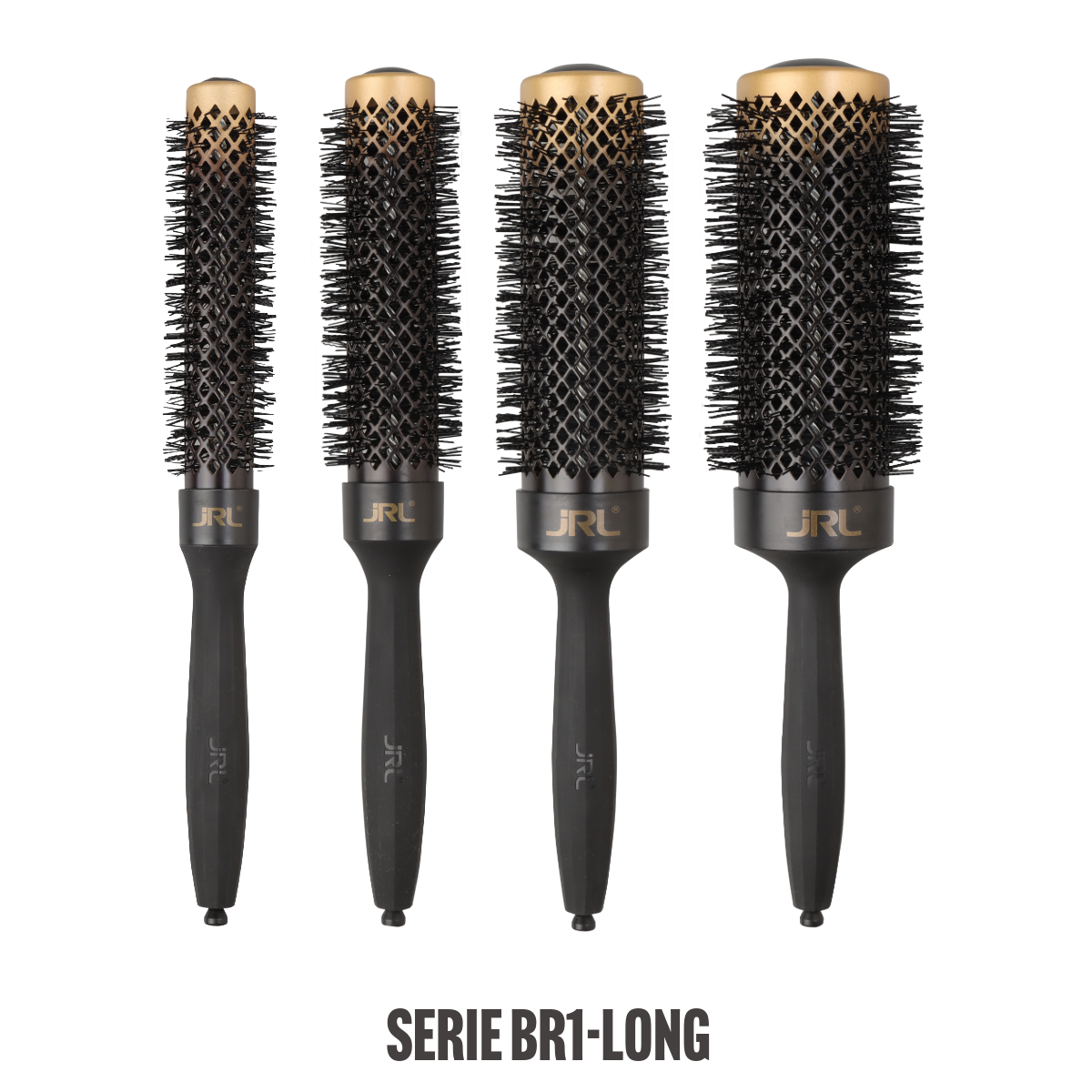 Kit Cepillos Redondo Térmico JRL BR1 Extra Long