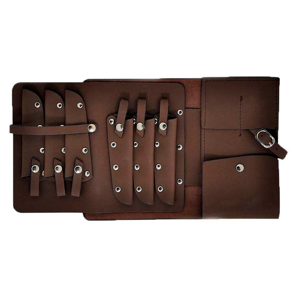 Porta Tijeras Rotger Cuero Café