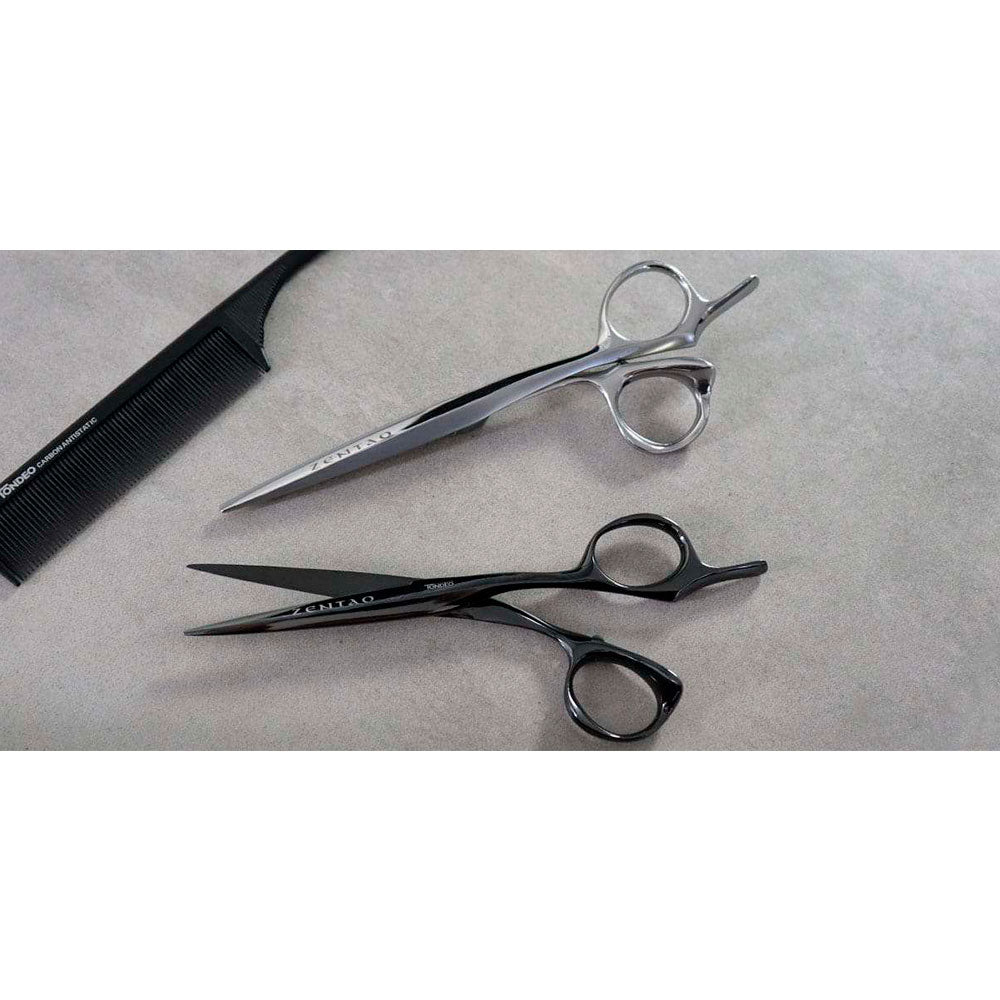 Tijera Tondeo Filo Navaja  Zentao Silver