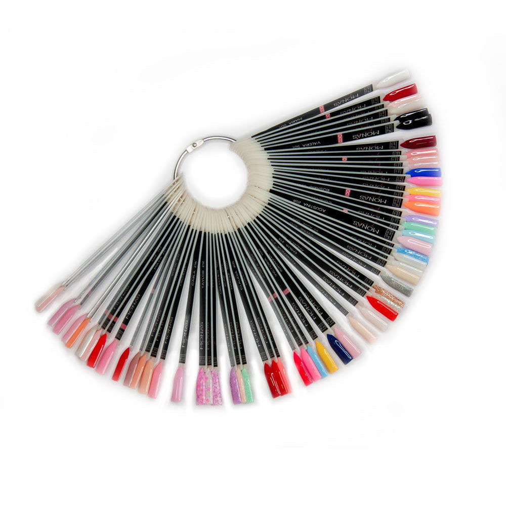 Carta de Colores Esmaltes Color Gel